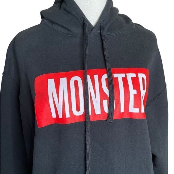 Trapstar Rihanna Monster Tour 2014 Sweatshirt Women's Size L Black Hoodie - Picture 2 of 8